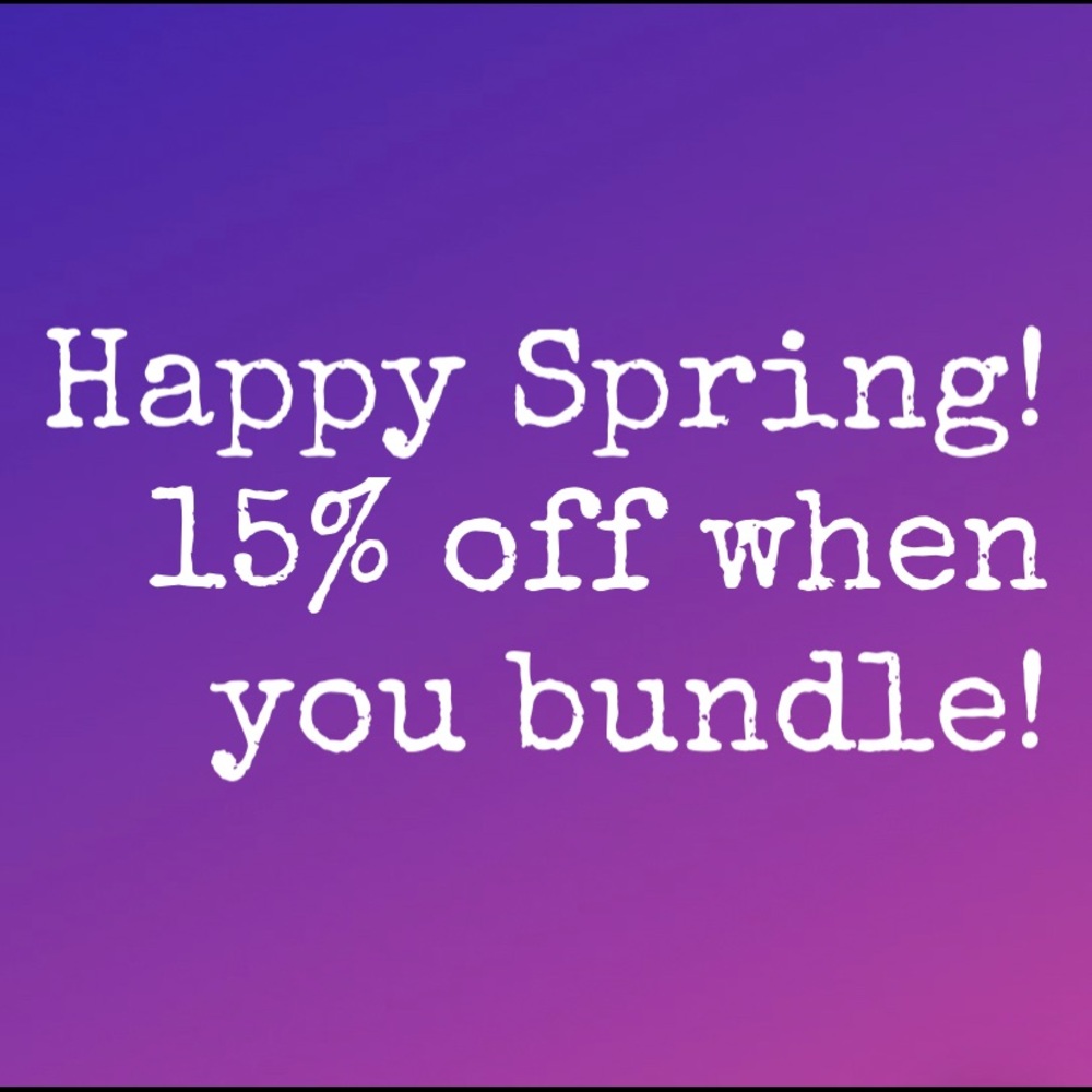 Happy Spring! 🌺 15% off when you bundle!